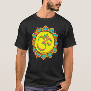 Achtsamkeit Om Ohm Mandala Buddhismus Yoga Meditat T-Shirt