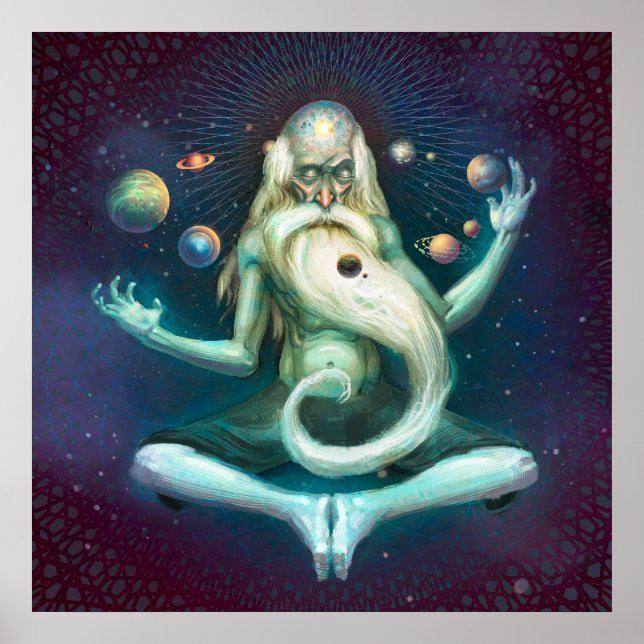 Achtsamkeit Poster (Vorne)