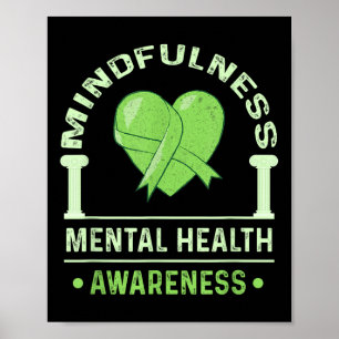 Achtsamkeit psychische Gesundheit Bewusstsein Appa Poster