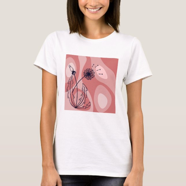 Achtsamkeit und Metamorphose Inspiriert Design T-Shirt (Vorderseite)