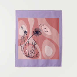 Achtsamkeit und Metamorphose Inspiriert Design Wandteppich