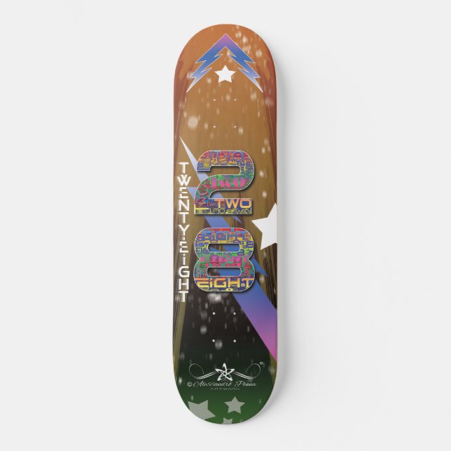 Achtundzwanzig 1/4 skateboard (Vorderseite)