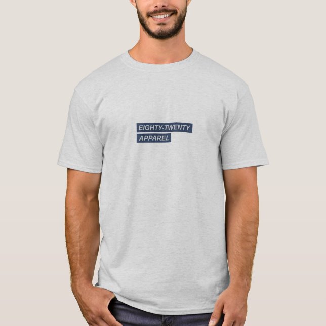 Achtundzwanzig Bekleidungsbanner-Logo T-Shirt (Vorderseite)