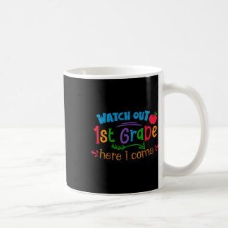 Achtung 1. Klasse ich komme  Kaffeetasse