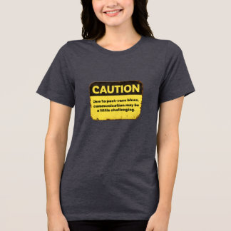 Achtung: Aufgrund der Post-Rennen-Blues Tri-Blend Shirt