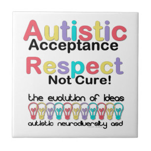 Achtung der Autistik nicht heilen Fliese