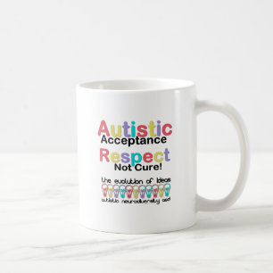 Achtung der Autistik nicht heilen Kaffeetasse