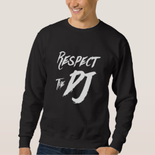 Achtung der Dj Deejay Music Party Kopfhörer-Turnta Sweatshirt