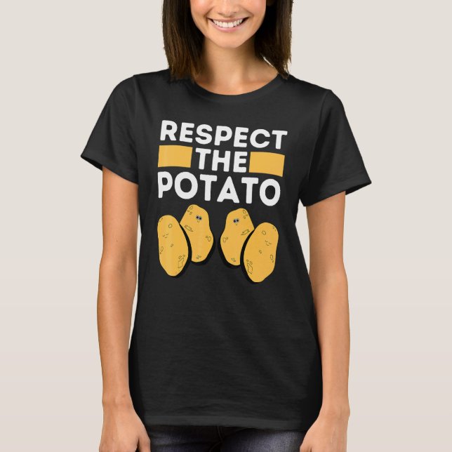 ACHTUNG DER KARTOFFEL ist Potato Internet Meme Pot T-Shirt (Vorderseite)