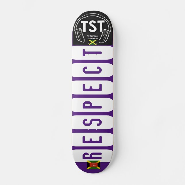 ACHTUNG des Skateboards (Vorderseite)