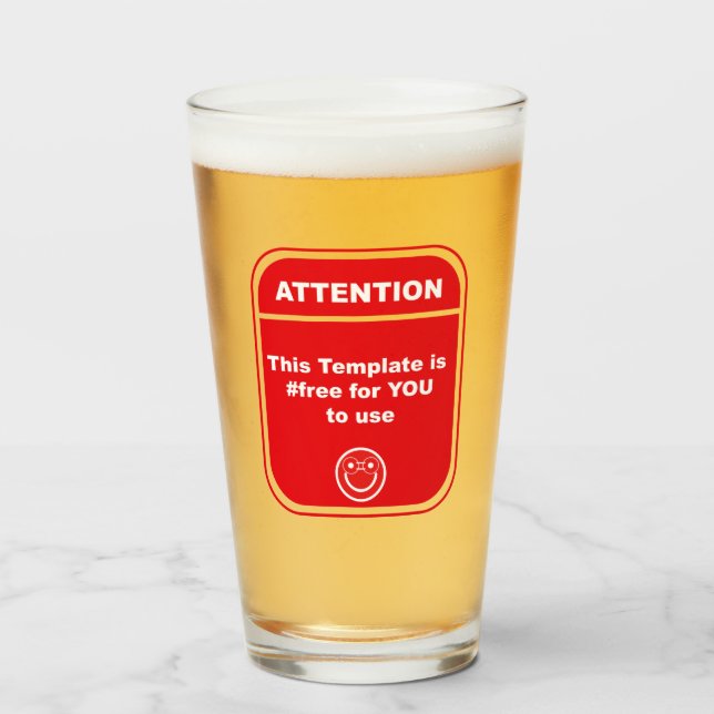 Achtung: Diese Vorlage ist #free für Cutomize   Glas (Vorne (Gefüllt))