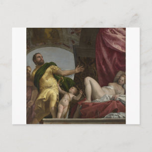 Achtung durch Paolo Veronese Postkarte