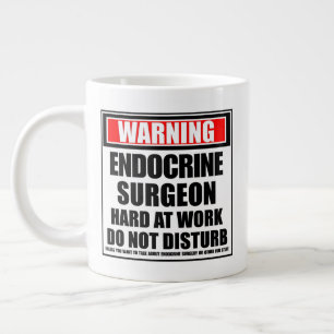 Achtung Endokrinologe Chirurg Hart Am Arbeiten Jumbo-Tasse