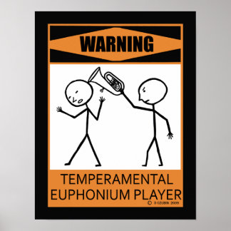 Achtung: Euphonium Player Poster