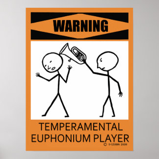 Achtung: Euphonium Player Poster