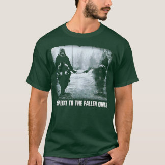Achtung: Fallen motorzyklische Biker Lover 127 T-Shirt