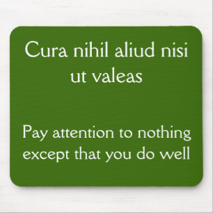 Achtung, gut machen mousepad