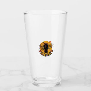 Achtung Halloween Sarg Kürbis Vintage-Shirt Desi Glas