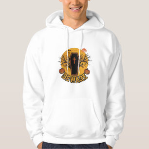 Achtung Halloween Sarg Kürbis Vintage-Shirt Desi Hoodie