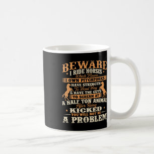 Achtung, ich fahre Pferde - Pferd Lover Horseb Kaffeetasse