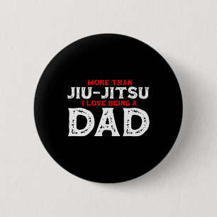 Achtung Ich kann Jiu Jitsu Fighter Judo Kampfsport Button