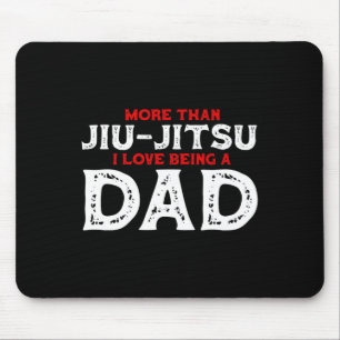Achtung Ich kann Jiu Jitsu Fighter Judo Kampfsport Mousepad