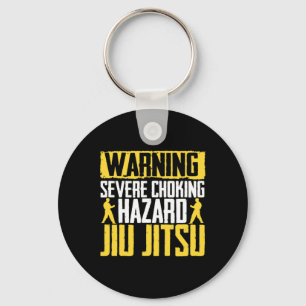 Achtung Ich kann Jiu Jitsu Fighter Judo Kampfsport Schlüsselanhänger