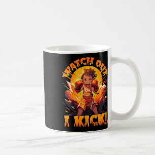 Achtung - Ich trete! Thai-Boxen Muay Thai Kickboxe Kaffeetasse