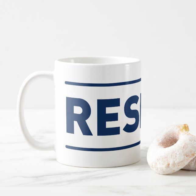 Achtung Kaffeetasse (Mit Donut)