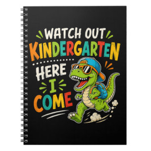 Achtung Kindergarten Ich Komme Dino Notizblock