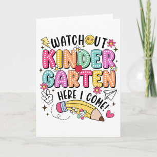 Achtung Kindergarten Ich Komme Erster Tag Ck To Karte