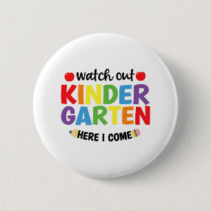 Achtung Kindergarten Ich Komme Kinder Zurück Zu Button