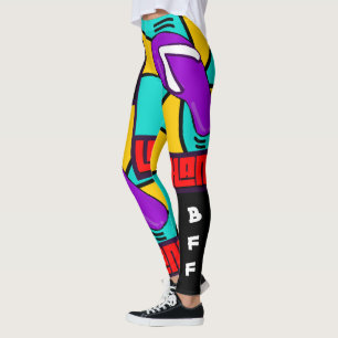 Achtung: La Chancla Funny Leggings