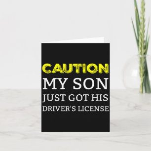 Achtung Mein Sohn Hat Gerade Den Führerschein Gema Karte