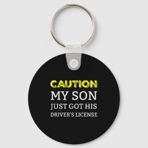 Achtung Mein Sohn Hat Gerade Den Führerschein Gema Schlüsselanhänger