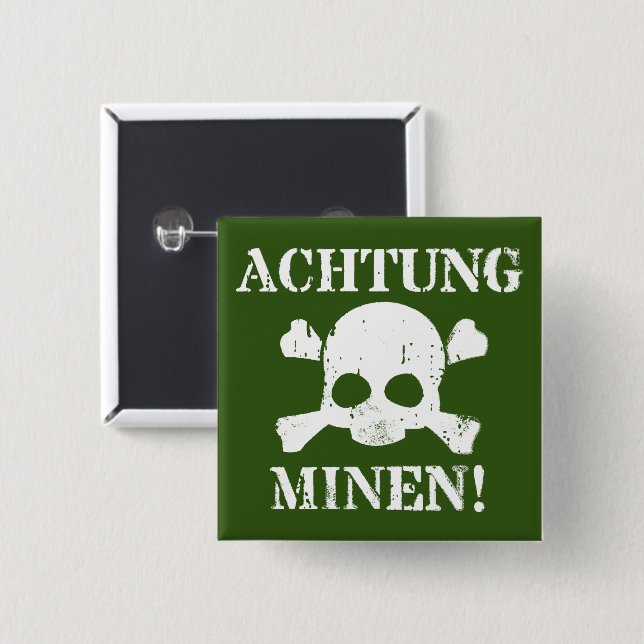 Achtung Minen! (Achtung!) Signaltaste des Zweiten  Button (Vorne & Hinten)