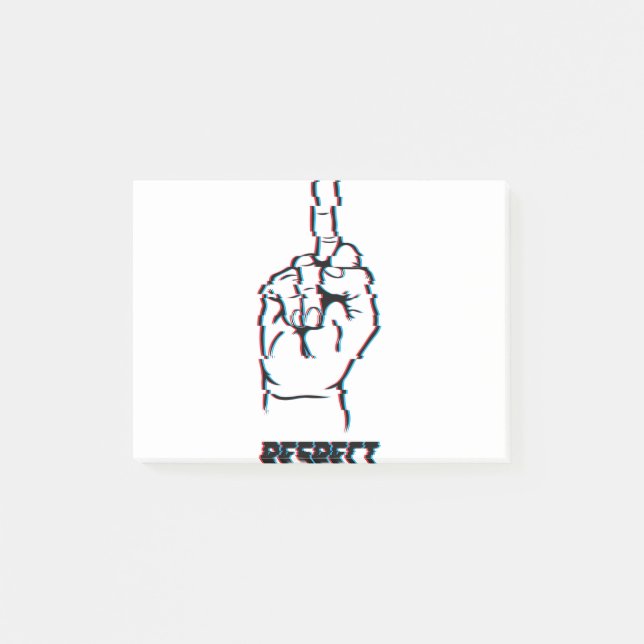 Achtung Post-it Klebezettel (Vorderseite)