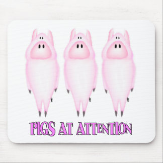 Achtung: Schweine Mousepad