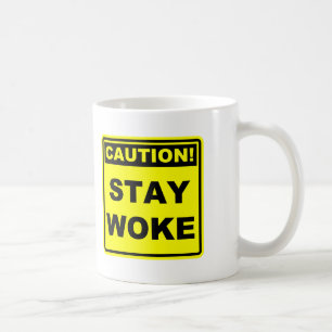 Achtung Stay Woke Meme Tasse