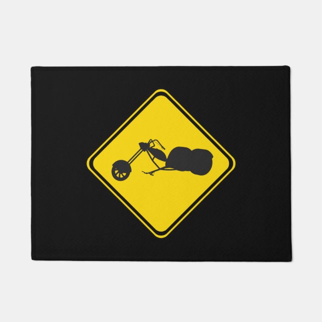 Achtung Trike Xing Fußmatte (Vorderseite)