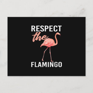 Achtung vor dem Flamingo Funny Flamingo Lover Postkarte