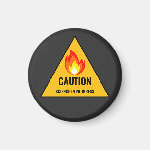 Achtung Wissenschaft in Arbeit Magnet