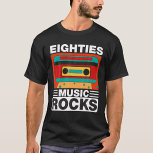 ACHTZAHL MUSIK ROCKS VINTAG CASSETTE 80ER JAHRE 19 T-Shirt