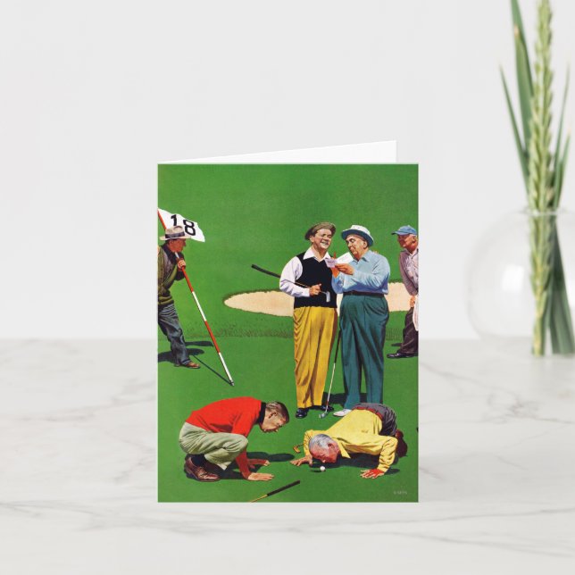 Achtzehntes Loch Karte (Vorderseite)