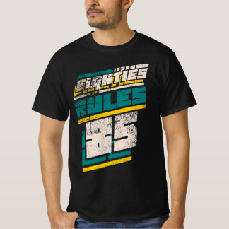 Achtzig gestörte 80er-Designsport T-Shirt