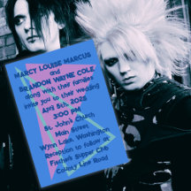 Achtzig Pastelle auf Blue New Wave Wedding