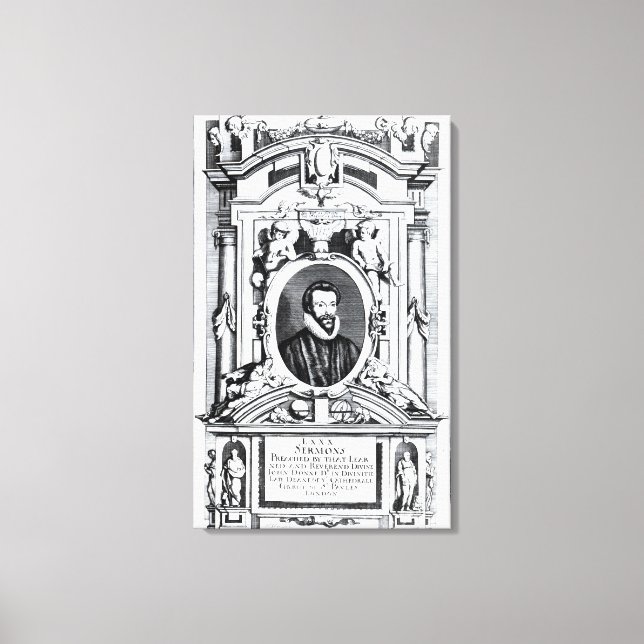 'Achtzig Sermonen, die dadurch gepredigt werden Leinwanddruck (Vorderseite)