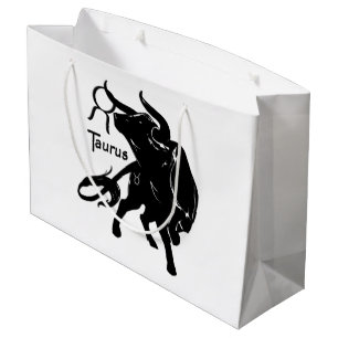 Achtzig Taurus der Bull Zodiac Große Geschenktüte