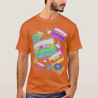 Achtzig Themenparty Retro 80er Musikkassette T-Shirt