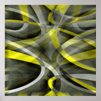 Achtzig Vibes daffodil Gelb und grau Layered Cu